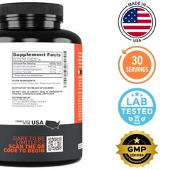 Creatine Capsules 5g Premium 3X ThreeAtine Pre Workout Bulk Muscle Mass Gaine…
