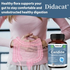 Candida Advanced Probiotic Support Intestinal Health Bacterial Balance 120 Count