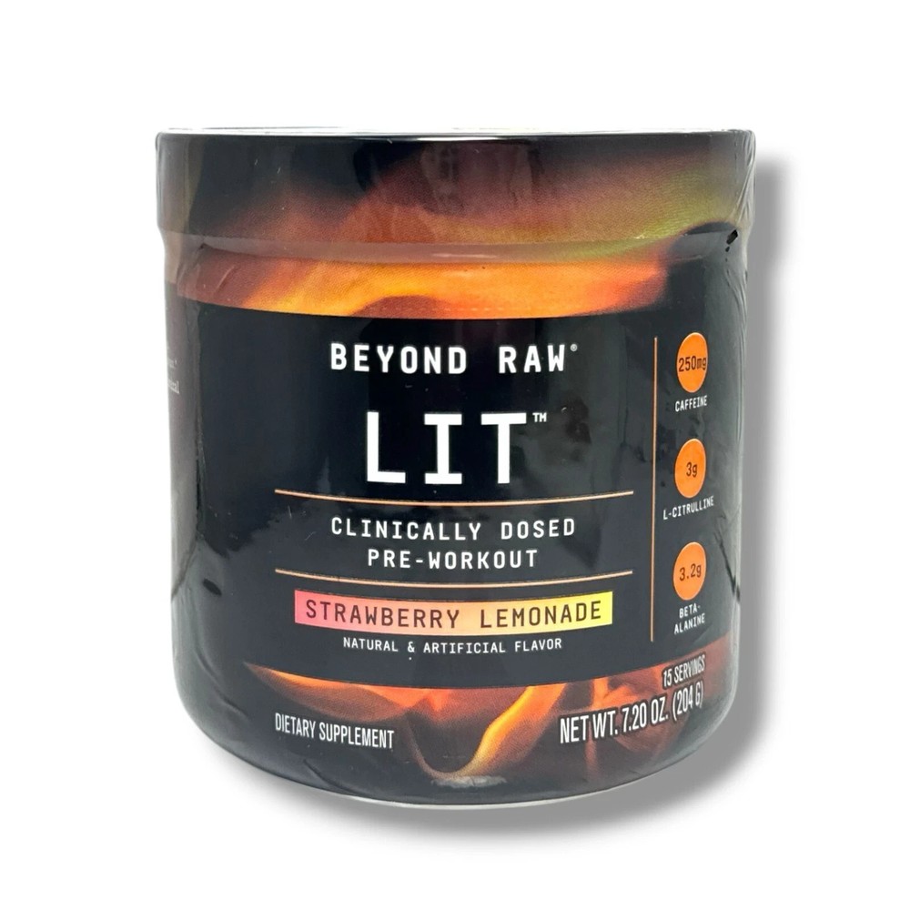 Beyond Raw LIT (Strawberry Lemonade )Pre-Workout Dietary Supplement Exp 01/2027