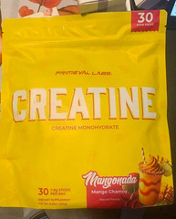 Primeval Labs Clean Creatine Monohydrate Powder 2 packs of 30 per bag