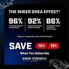 DHEA Supplement for Men 100mg – Pure 60 Count (Pack of 1)