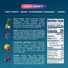 Dripdrop Hydration Packets – Juicy Variety Pack – Single Serve Electrolytes