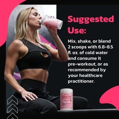 GlowEver Creatine for Women | 5g 13.76 Ounce (Pack of 1), Pink