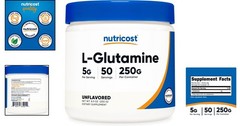 PureLute L-Glutamine Powder – 250g for Gut Support & Recovery