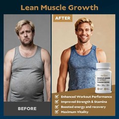 Vita Spark Turkesterone Muscle Leaner – High Potency Mens Supplement Tongkat