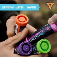 Portable Electrolyte Tablets – 4 Flavors, 40 Servings, Perfect for Active Adults