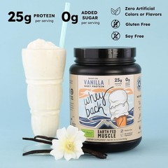 Earth Fed Muscle Whey Back Irish Grass Fed Whey Protein Isolate, ThirdParty C…