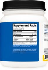 Nutricost BCAA Powder (Pineapple) 90 Servings – Gluten Free and Non-GMO