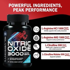 Extra Strength Nitric Oxide Booster – 3X 120 Count (Pack of 1)
