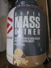 Dynatize Super Mass Gainer 6lb Vanilla Favor Exp 03/28