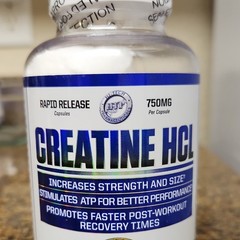 Hi-Tech Pharmaceuticals Creatine HCl 750mg Rapid Release Capsules 120 Count
