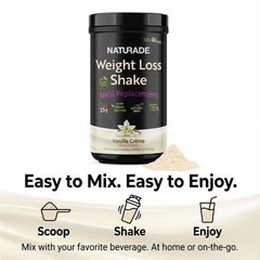 Plant-Based Meal Replacement Shake 25G Complete Protein Fiber 18 Vitamins