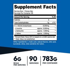 Nutricost BCAA Powder (Pineapple) 90 Servings – Gluten Free and Non-GMO