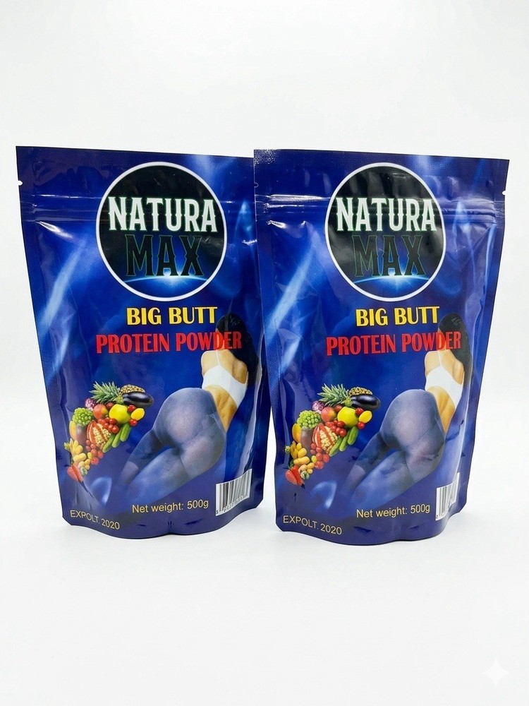 NATURA MAX Big Butt Protein Powder, Protein Active Ingredient, 500 g 2pack