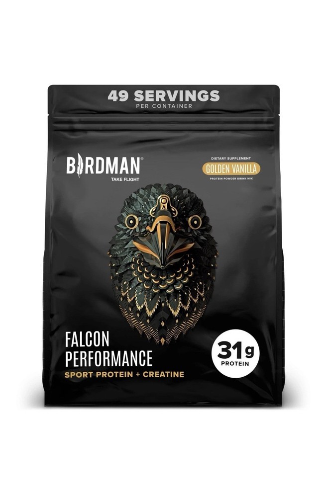 Falcon Performance Vegan Protein Powder, 31G Protein, 5G Creatine, 5G BCAA, Prob