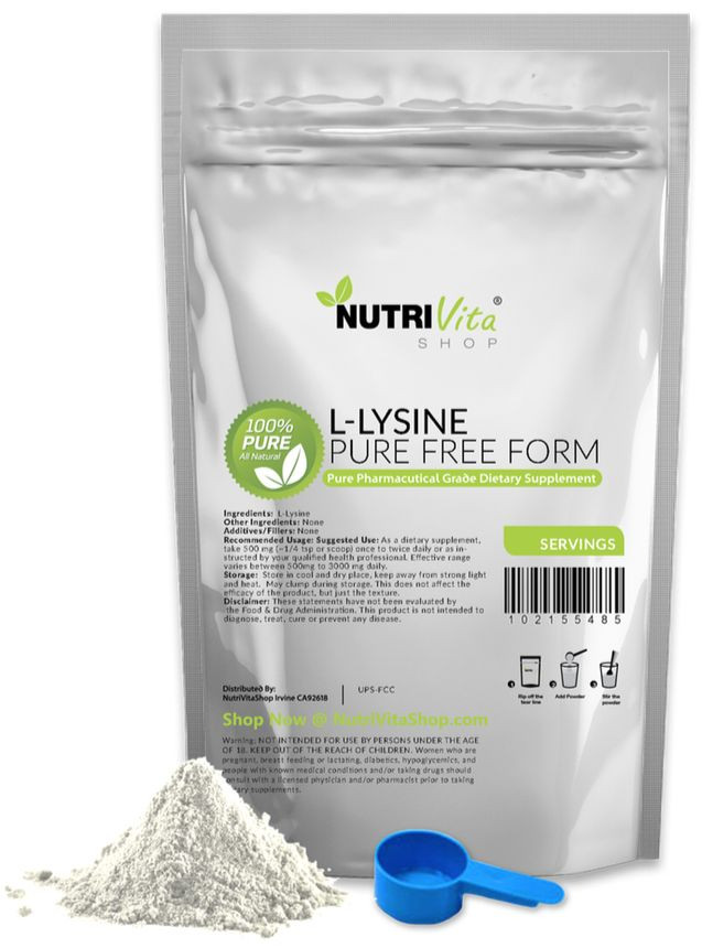2500g (5.5 lb) 100% L-LYSINE HCL POWDER NEW USP GRADE KOSHER nonGMO