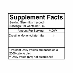 BLACKMARKET RAW Creatine – Workout Powder Drink 10.6 Ounce (Pack of 1), A2996