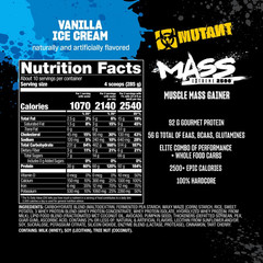Mass Extreme Gainer Protein Powder – High Calorie Weight Gainer with Whey Protei
