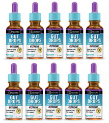 Gut Drops Extreme 200MG Healthy Gut Support 20-in-1 Proprietary Blend 10 Pack