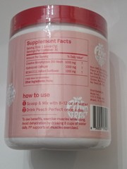 Peach Perfect Creatine Monohydrate Powder Unflavored 7.4Oz Exp 2/2027