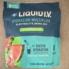 Liquid I.V. Hydration Multiplier Watermelon 16 Sticks Vegan Gluten Free 2027
