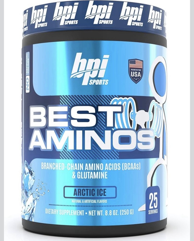 BPI Sports Best Aminos – BCAA Powder Post Workout & Glutamine Arctic Ice 8.82oz