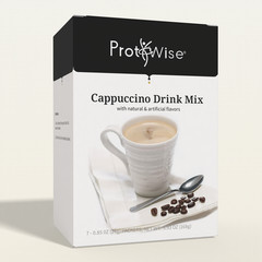 ProtiWise Cappuccino Protein 15g Hot Drink, KETO Friendly Diet, Low Carb 7ct