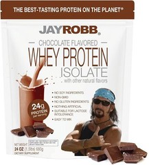 Jay Robb Whey Chocolate Isolate Protein Powder Low Carb Keto Vegetarian Glute…