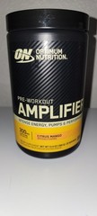 Optimum Nutrition Pre-Workout Amplifier Powder Citrus Mango, 20 Servings 13.4oz
