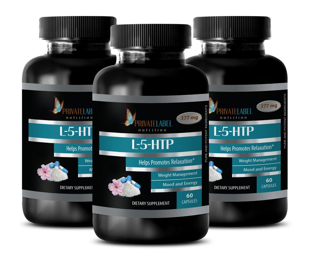 Griffonia Powder – L-5-HTP 377mg – Weight Control Appetite Suppressor – 3 Bottle
