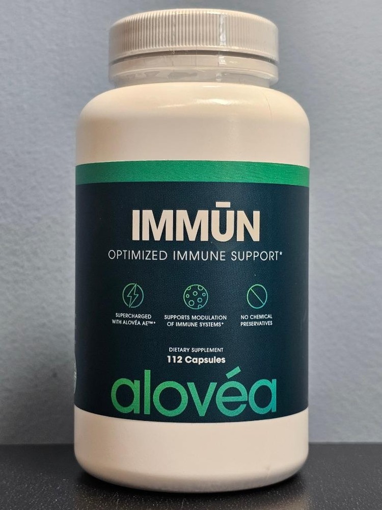alovea IMMUN Optimized Immune Support 112 Capsules – New / Sealed! Exp 2/2027