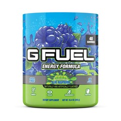 G Fuel Sour Blue Raspberry GFuel – 40 Servings – Exp 09/2028 – Free Shipping
