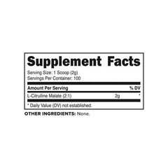 PrimaForce L-Citrulline Malate Powder – 200g, Unflavored Pre Workout Supplement