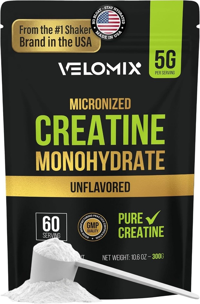 Micronized Creatine Monohydrate Powder – 100% Pure Creatine Powder Unflavored an