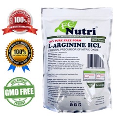 New L-Arginine HCL Powder 100%pure 2.2 Lb (1000 grams) By FDC NUTRITION