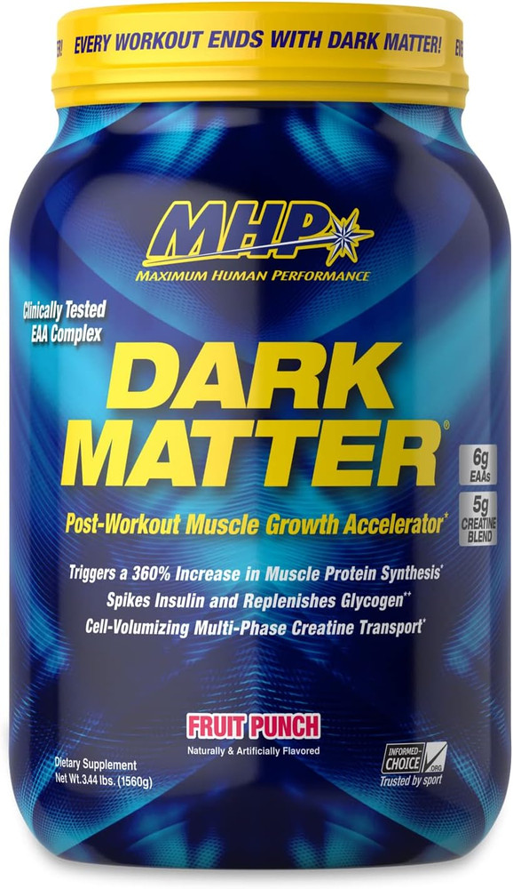 MHP Dark Matter Post Workout, Recovery Accelerator, W/Multi Phase Creatine, Waxy
