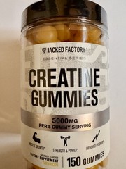 Jack Factory Creatine Gummies – Lemon 150ct Gummies Exp 03/2027