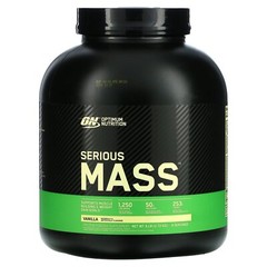 Serious Mass, Protein Powder Supplement, Vanilla, 6 lb (2.72 kg)