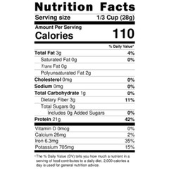 Hemp Protein Powder concentrate, Raw Vegan, 100% Pure Unflavored, Muscle Blend