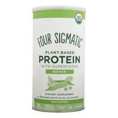 Plant-Based Protein Powder Unflavored 16.9 Oz By Four Sigma Foods Inc