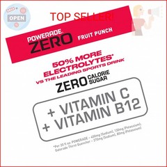 POWERADE ZERO Fruit Punch, 20 fl oz, 8 Pack