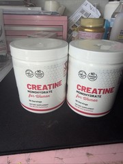 Lot Of 2 Creatine Monohydrate Powder for Women Booty Gain +2000mg Collagen
