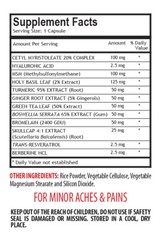 pain management – PAIN RELIEF MEGA FORMULA 610MG 3B – antioxidant boost