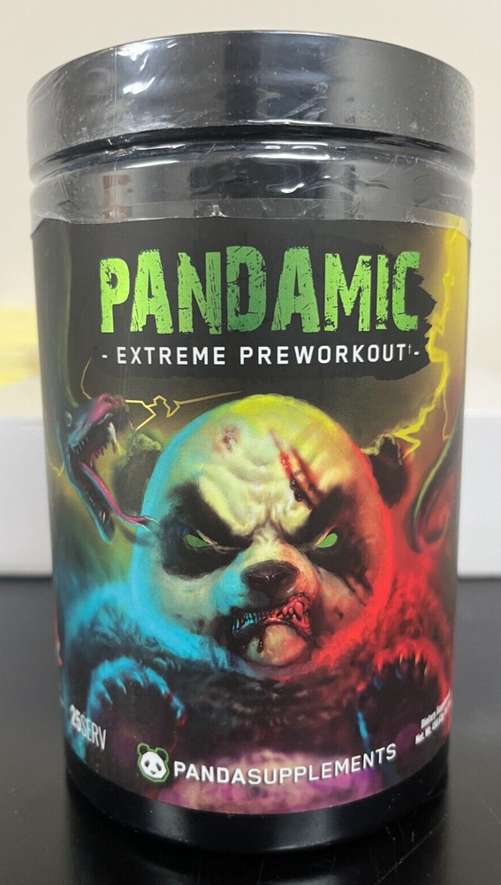 Panda Supps Pandamic Extreme Pre-Workout 25 Servings Sour Gummy NEW