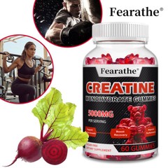 Creatine Monohydrate 5000 Mg Promotes Muscle Growth And Recovery 60Gummies