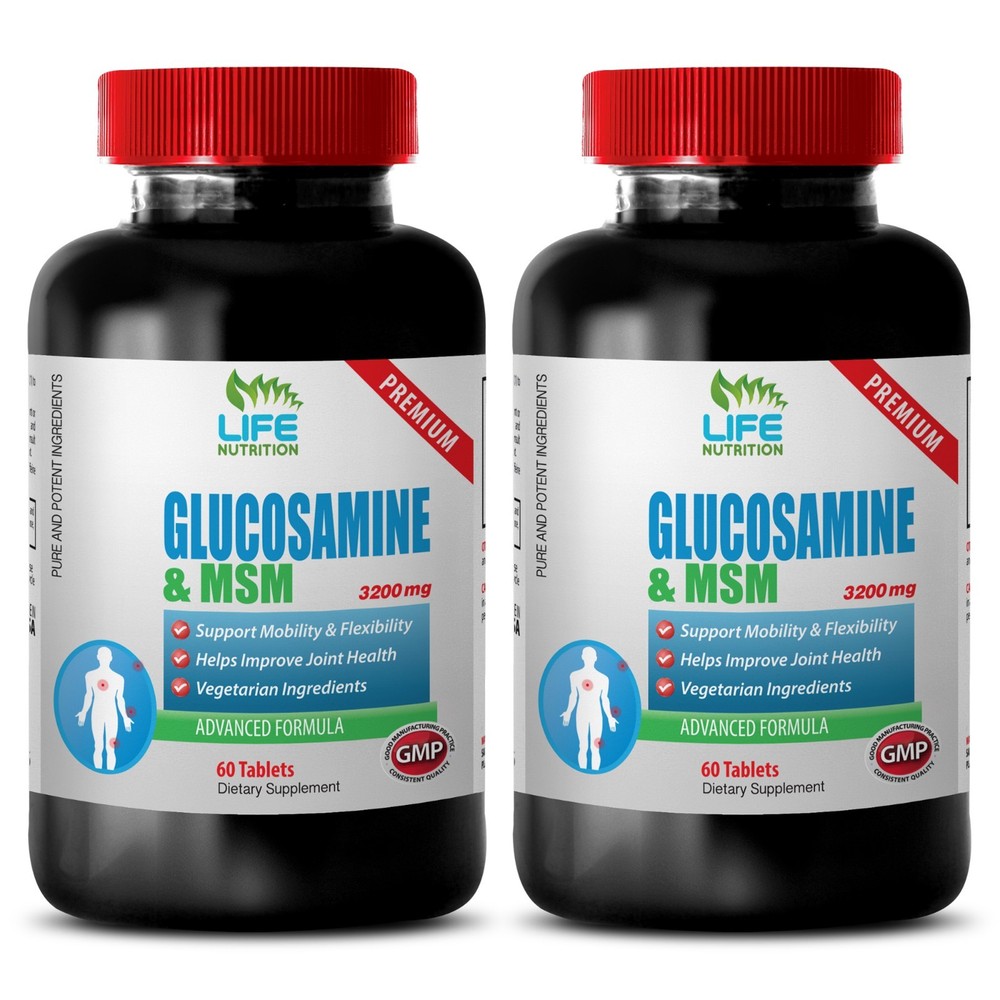 bone and joint support – Glucosamine & MSM 3200mg – anti inflammatory pills 2B