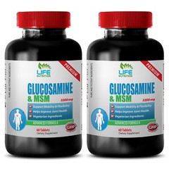 vitamin C supplement Glucosamine & MSM 3200mg natural arthritis medication 2B