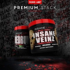Psychotic Pre Workout Insane Veinz blue Raspberry 35 servings