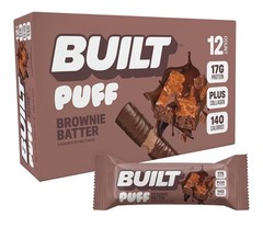 Built Brownie Batter Protein Bar 12 Count 17g Protein Collagen Gluten Free
