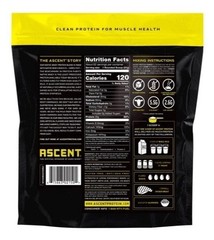 Ascent 100% Whey Protein Vanilla Bean 4.25 Lbs Native Whey Protein